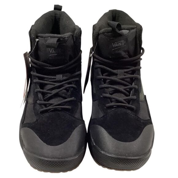 Vans Hiking Boots Men 9 Black Ultrarange EXO Hi MTE 1 Suede Lace Up Sneaker NEW main image 8